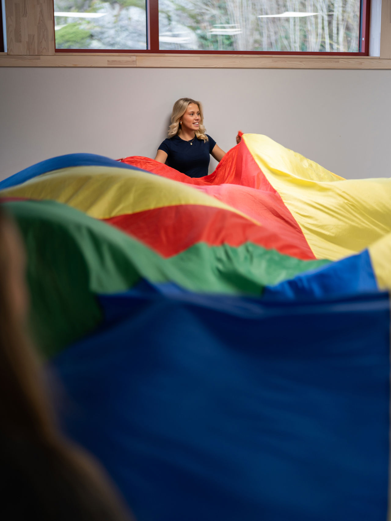 Elev på aktivitetsrom