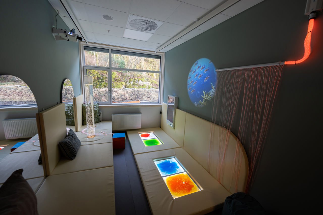 Eget sanserom på avdeling for tilrettelagt