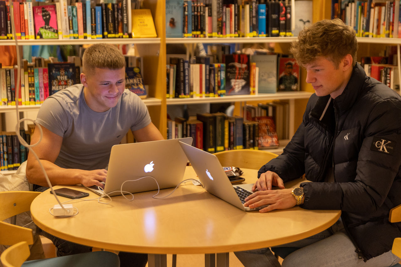Oppgaveskriving på biblioteket